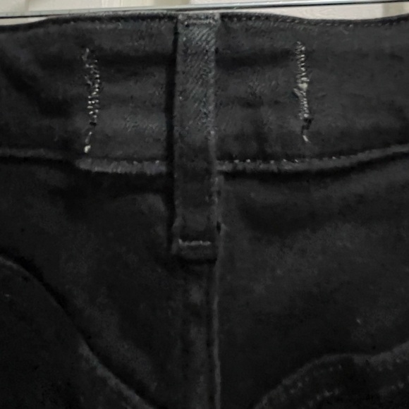 Free People We the free hi rise skinny distressed hem jeans ink black size 26 - Picture 8 of 14